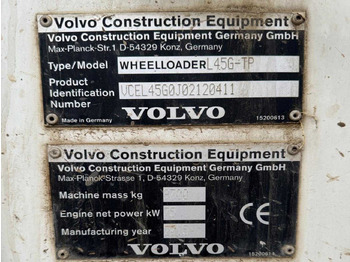 Ελαστιχοφόρος φορτωτής VOLVO L45G-TP: φωτογραφία 2
