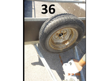 Τρέιλερ 1 remorque double essieux de 3m, freinée, de marque HAPERT, dim. Pneus 165/70/R13: φωτογραφία 4