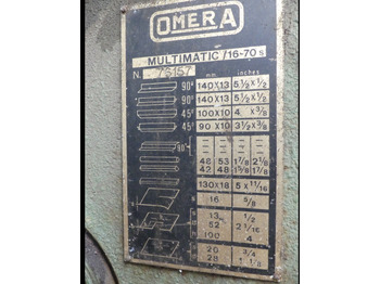 Μηχανήμα επεξεργασίας μετάλλου Poinçonneuse multifonctions Omera multimatic / 16-70S: φωτογραφία 2