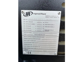 Αεροσυμπιεστής Ingersoll Rand 731 Isuzu diesel, 3,1 m3 - 7 Bar mobiele compressor LOW HOURS!: φωτογραφία 4