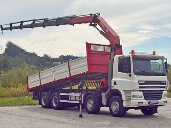 Φορτηγό με γερανό DAF CF 85.380 * HMF 2823 K6 (B3) + FUNK * 8x4 * TOP: φωτογραφία 2