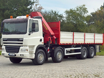 Φορτηγό με γερανό DAF CF 85.380 * HMF 2823 K6 (B3) + FUNK * 8x4 * TOP: φωτογραφία 3