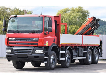 Leasing DAF CF 85.410 Pritsche 6,80m + KRAN / FUNK/8x4  DAF CF 85.410 Pritsche 6,80m + KRAN / FUNK/8x4: φωτογραφία 3