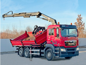 Φορτηγό με γερανό MAN TGS 26.360 Kipper 5,15m*HMF 1420 K2 + FUNK/6x2: φωτογραφία 5