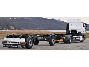 Φορτηγό σασί, Φορτηγό με γερανό MAN TGX 18.440 Fahrgestell 7,00m + Anhänger 6,90m: φωτογραφία 3