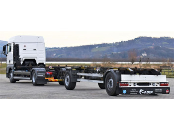 Φορτηγό σασί, Φορτηγό με γερανό MAN TGX 18.440 Fahrgestell 7,00m + Anhänger 6,90m: φωτογραφία 4