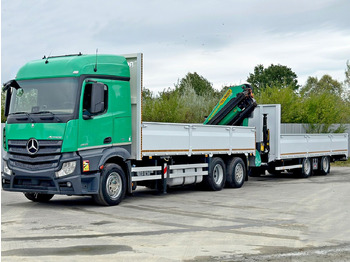 Φορτηγό με γερανό Mercedes-Benz ACTROS 2645* PK 34002 - SH C/FUNK+Anhänger* TOP: φωτογραφία 3