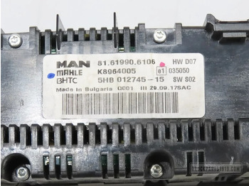 Θέρμανση/ Εξαερισμός για Φορτηγό MAN Heating, Ventilation & AC Kachelbediening: φωτογραφία 2 Θέρμανση/ Εξαερισμός για Φορτηγό MAN Heating, Ventilation & AC Kachelbediening: φωτογραφία 2