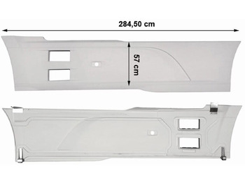Καινούριο Προφυλακτήρας για Φορτηγό DAF XF/CF EURO 6 ZIJSKIRT SET WB3800 COLOR H3279 tot 2017 jaar 000039: φωτογραφία 5