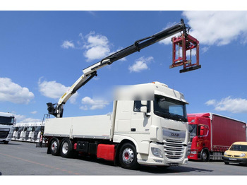 Φορτηγό με ανοιχτή καρότσα, Φορτηγό με γερανό DAF XF 460: φωτογραφία 2 Φορτηγό με ανοιχτή καρότσα, Φορτηγό με γερανό DAF XF 460: φωτογραφία 2