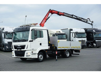 Φορτηγό με ανοιχτή καρότσα MAN TGL 12.250