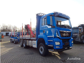 Leasing MAN TGS 28.500 6x4 Log truck + Crane Epsilon + Trailer MAN TGS 28.500 6x4 Log truck + Crane Epsilon + Trailer: φωτογραφία 2