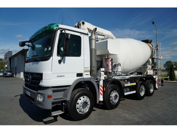 Μπετονιέρα φορτηγό Mercedes-Benz ACTROS 3241 / POMPOGRUSZKA / 8X4 / BETONIARKA + POMPA SERMAC 3Z2: φωτογραφία 4