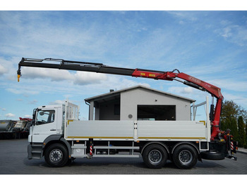 Φορτηγό με ανοιχτή καρότσα, Φορτηγό με γερανό Mercedes-Benz / AXOR 2633 / 6X4 / SKRZYNIOWY - 6,55 M / MOCNA PODŁOGA / HDS FA: φωτογραφία 3 Φορτηγό με ανοιχτή καρότσα, Φορτηγό με γερανό Mercedes-Benz / AXOR 2633 / 6X4 / SKRZYNIOWY - 6,55 M / MOCNA PODŁOGA / HDS FA: φωτογραφία 3