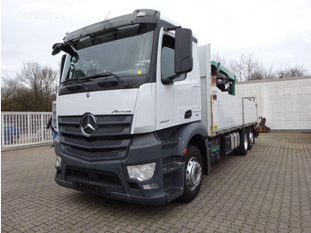 Leasing Mercedes-Benz Antos 2543 - Flatbed+crane 6x2 Mercedes-Benz Antos 2543 - Flatbed+crane 6x2: φωτογραφία 1