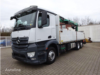 Leasing Mercedes-Benz Antos 2543 - Flatbed+crane 6x2 Mercedes-Benz Antos 2543 - Flatbed+crane 6x2: φωτογραφία 2