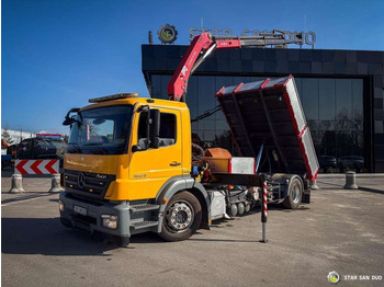 Φορτηγό με γερανό, Φορτηγό ανατρεπόμενο Mercedes-Benz  AXOR 1824 4x2 HMF 975 HDS Crane  Rotator Kipper Mercedes-Benz AXOR 1824 4x2 HMF 975 HDS Crane  Rotator Kipper: φωτογραφία 4