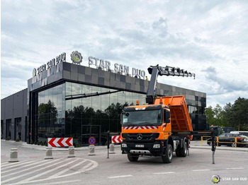 Φορτηγό ανατρεπόμενο Mercedes-Benz Actros 1841 AK 4x4 Hiab 288E-7 Crane Kipper: φωτογραφία 2 Φορτηγό ανατρεπόμενο Mercedes-Benz Actros 1841 AK 4x4 Hiab 288E-7 Crane Kipper: φωτογραφία 2