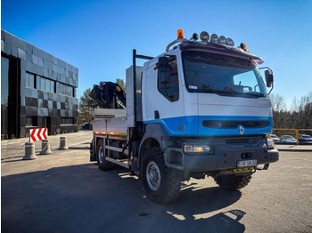 Καινούριο Φορτηγό με γερανό, Φορτηγό με ανοιχτή καρότσα Renault  KERAX 270 4x4 PALFINGER PK 16502 CRANE WINCH: φωτογραφία 2