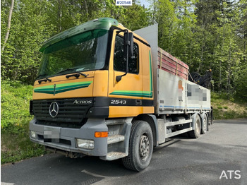 Φορτηγό με ανοιχτή καρότσα MERCEDES-BENZ Actros 2543