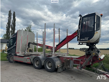 Φορτηγό ξυλείας Volvo FH750: φωτογραφία 3