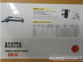 Εξοπλισμού κατασκευών Unused Ashita HHK-8D: φωτογραφία 4