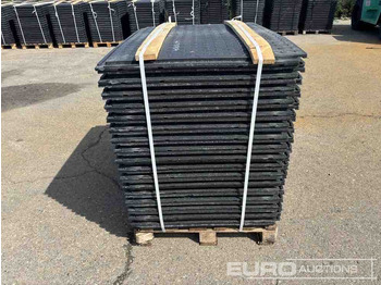 Εξοπλισμού κατασκευών Pallet of Plastic Connectable Road Plates, 1200x800x28mm, 22kg per Plate (35 of): φωτογραφία 2