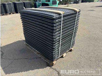 Εξοπλισμού κατασκευών Pallet of Plastic Connectable Road Plates, 1200x800x28mm, 22kg per Plate (35 of): φωτογραφία 3