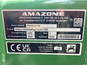 Καινούριο Άροτρο Amazone CAYROS XMS 950 SB 4-Schar: φωτογραφία 2