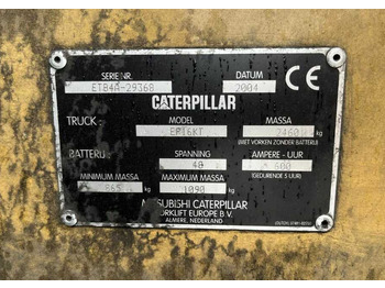 Leasing CAT Lift Trucks EP16KT CAT Lift Trucks EP16KT: φωτογραφία 4 Leasing CAT Lift Trucks EP16KT CAT Lift Trucks EP16KT: φωτογραφία 4