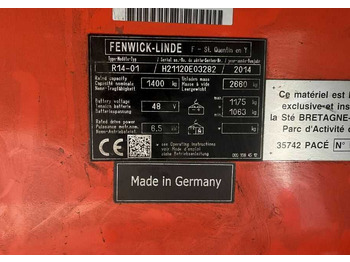 Ανυψωτικό στενών δρόμων Linde R14-01: φωτογραφία 4