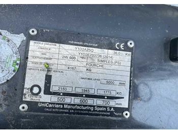 Πετρελαιοκίνητο περονοφόρο Nissan Y1D2A25Q: φωτογραφία 4