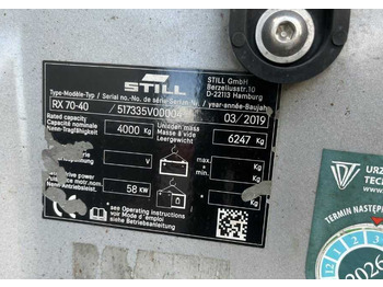Υγραεριοκίνητο περονοφόρο Still RX70-40T: φωτογραφία 4
