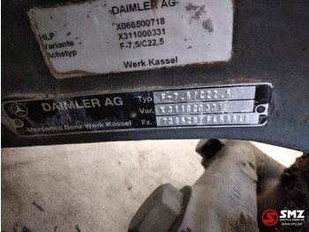 Εμπρός άξονας για Φορτηγό Mercedes-Benz Occ vooras F-7.5/C22.5 Mercedes Actros mp4: φωτογραφία 5