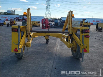 Τρέιλερ μεταφοράς μηχανημάτων Single Axle Cable Reel Trailer: φωτογραφία 4