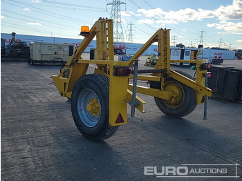 Τρέιλερ μεταφοράς μηχανημάτων Single Axle Cable Reel Trailer: φωτογραφία 3