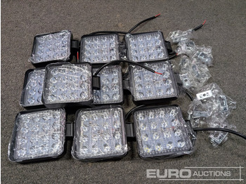 Εξοπλισμού κατασκευών Unused LED Work Lights, 48w, 12V/24V, Adjustable Bracket, IP67 Waterproof, 6000k White (10 of): φωτογραφία 5
