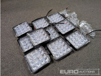 Εξοπλισμού κατασκευών Unused LED Work Lights, 48w, 12V/24V, Adjustable Bracket, IP67 Waterproof, 6000k White (10 of): φωτογραφία 4