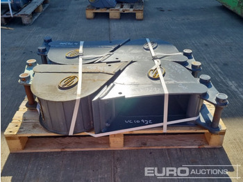 Καινούριο Κουβας Unused Strickland 10", 10", 10", 10" Digging Bucket 35mm Pin to suit Mini Excavator: φωτογραφία 4