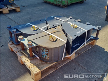 Καινούριο Κουβας Unused Strickland 10", 10", 10", 10" Digging Bucket 35mm Pin to suit Mini Excavator: φωτογραφία 3