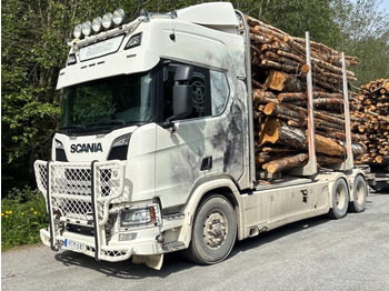 Φορτηγό ξυλείας SCANIA R 650