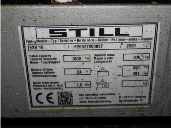 Μηχάνημα στοίβαξης Still EXV16: φωτογραφία 5 Μηχάνημα στοίβαξης Still EXV16: φωτογραφία 5