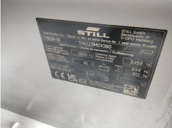 Ηλεκτροκίνητο περονοφόρο Still RX20-18: φωτογραφία 5