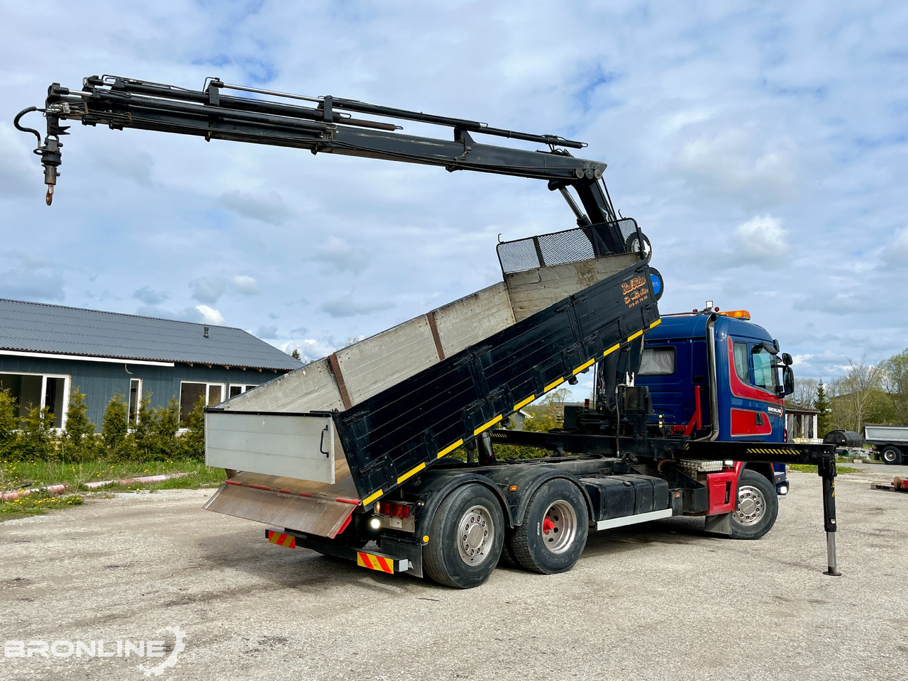 2002 SCANIA R114 6X2*4 Tipper+HIAB 166-e5 crane - Φορτηγό ανατρεπόμενο, Φορτηγό με γερανό: φωτογραφία 5 2002 SCANIA R114 6X2*4 Tipper+HIAB 166-e5 crane - Φορτηγό ανατρεπόμενο, Φορτηγό με γερανό: φωτογραφία 5