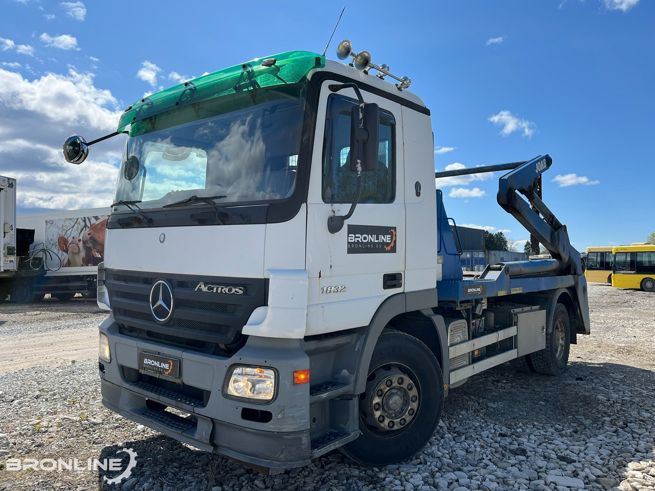 2004 Mercedes-Benz Actros 1832 Skip Loader Joab - Φορτηγό καδοφόρος φορτωτής: φωτογραφία 1 2004 Mercedes-Benz Actros 1832 Skip Loader Joab - Φορτηγό καδοφόρος φορτωτής: φωτογραφία 1