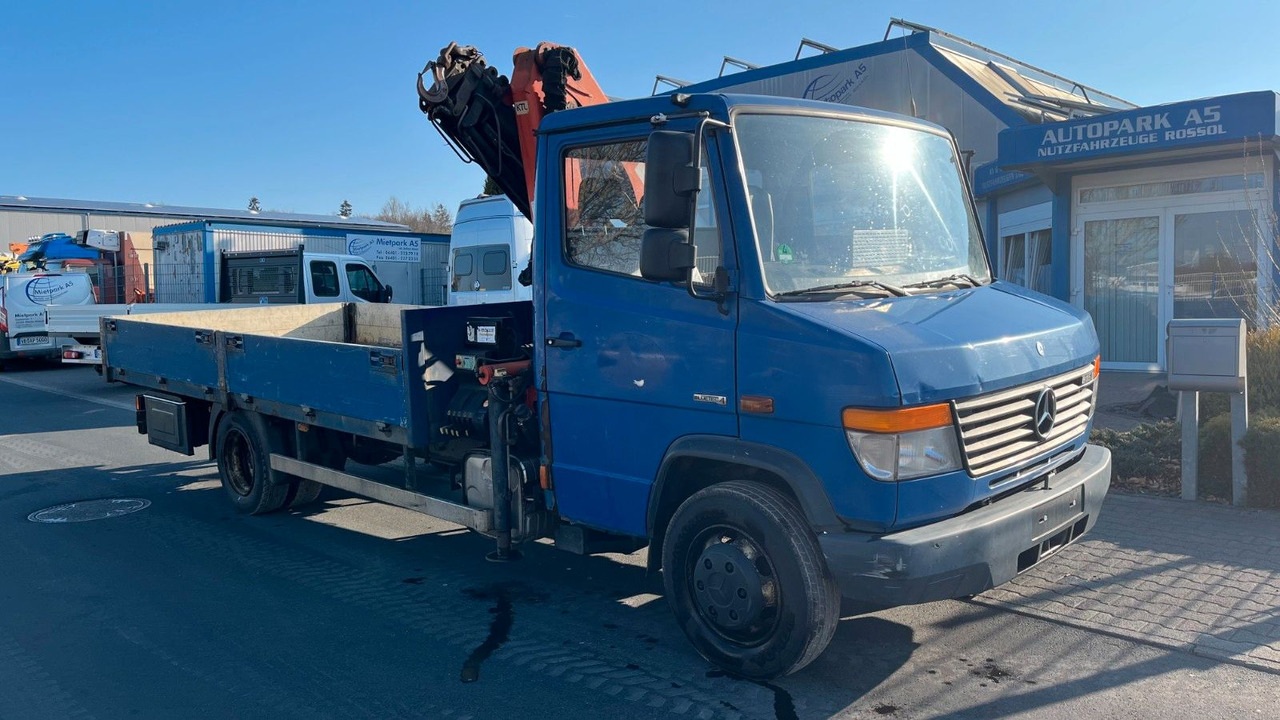 Mercedes-Benz 816D Pritsche Kran Palfinger Blatt - Blatt - Μικρό φορτηγό με καρότσα: φωτογραφία 1 Mercedes-Benz 816D Pritsche Kran Palfinger Blatt - Blatt - Μικρό φορτηγό με καρότσα: φωτογραφία 1