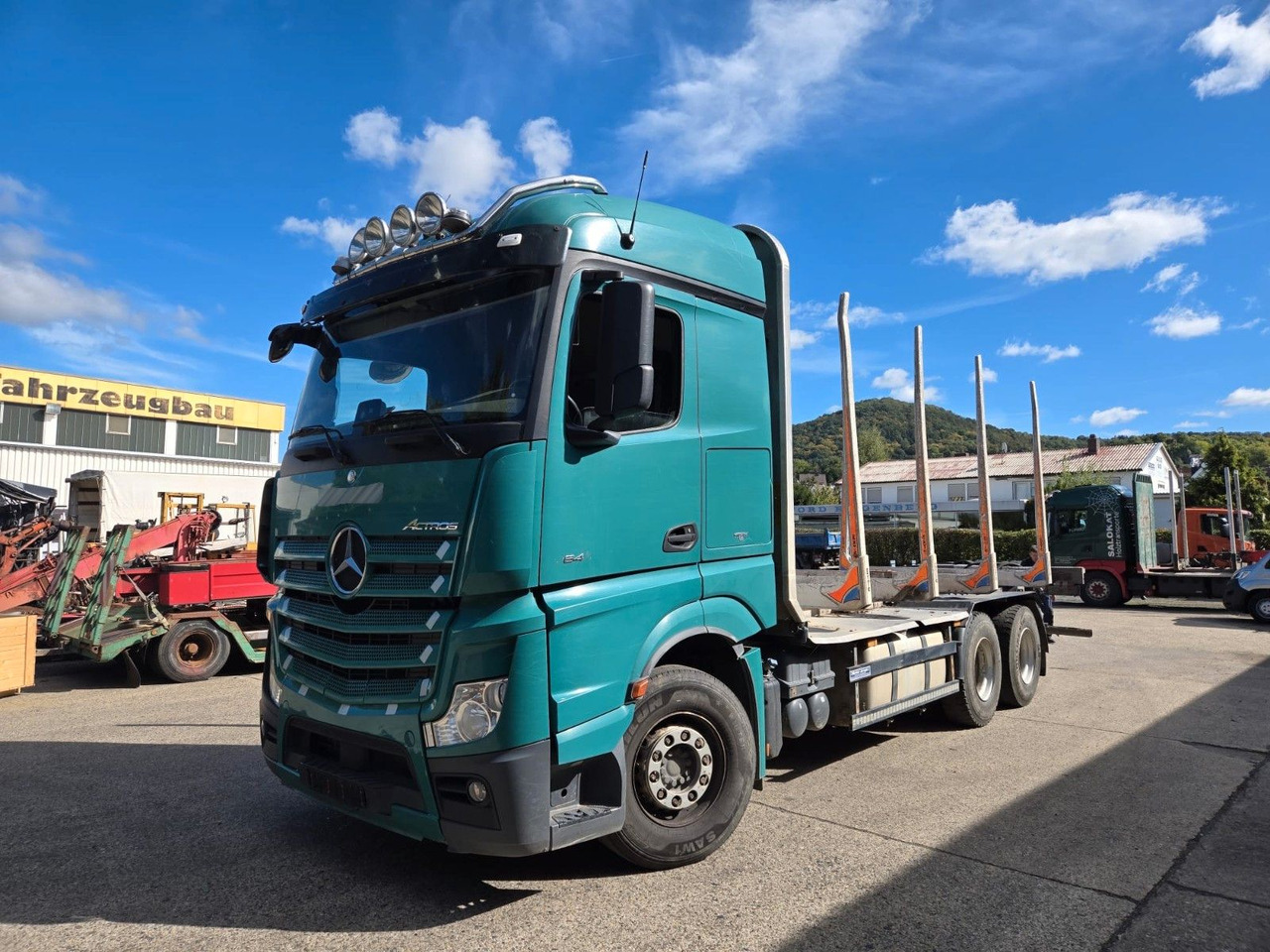 Mercedes-Benz Actros 2645 Holztransporter ohne Kran - Φορτηγό μεταφοράς εμπορευματοκιβωτίων/ Κινητό αμάξωμα: φωτογραφία 1 Mercedes-Benz Actros 2645 Holztransporter ohne Kran - Φορτηγό μεταφοράς εμπορευματοκιβωτίων/ Κινητό αμάξωμα: φωτογραφία 1
