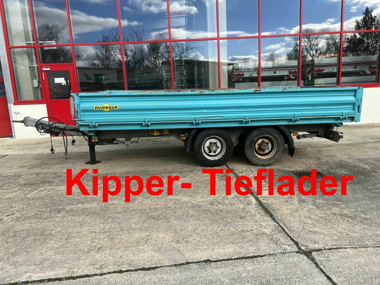 Humbaur Tandem Kipper- Tieflader - Ρυμούλκα ανατρεπόμενο: φωτογραφία 1 Humbaur Tandem Kipper- Tieflader - Ρυμούλκα ανατρεπόμενο: φωτογραφία 1