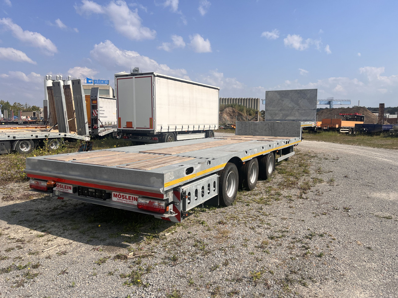 Möslein ST 3 Plato 8,7 3 Achs Satteltieflader Plato 45 t GGfür Fertigteile, Baumaschinen - Επικαθήμενο με χαμηλό δάπεδο: φωτογραφία 5 Möslein ST 3 Plato 8,7 3 Achs Satteltieflader Plato 45 t GGfür Fertigteile, Baumaschinen - Επικαθήμενο με χαμηλό δάπεδο: φωτογραφία 5