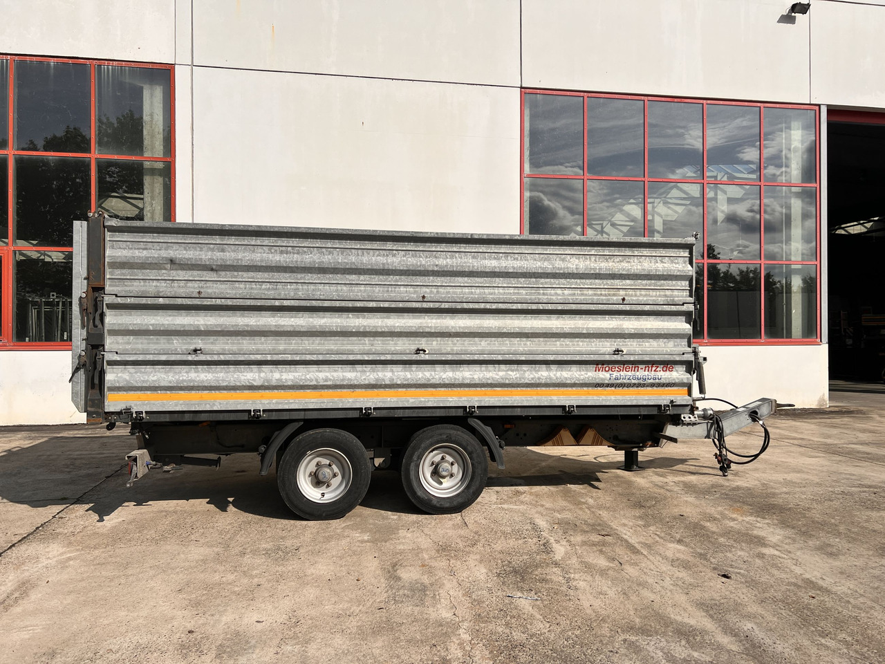 Möslein TDS 13 Schwebheim 13 t Tandemkipper- Tieflader, Aufsatzbordwände - Ρυμούλκα ανατρεπόμενο: φωτογραφία 3 Möslein TDS 13 Schwebheim 13 t Tandemkipper- Tieflader, Aufsatzbordwände - Ρυμούλκα ανατρεπόμενο: φωτογραφία 3